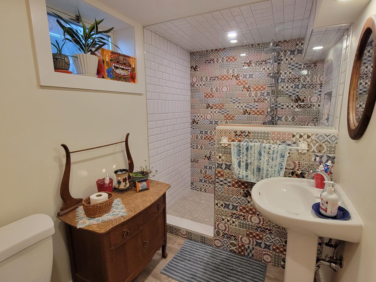 Dingy And Dark No More Basement Bathroom Reveal